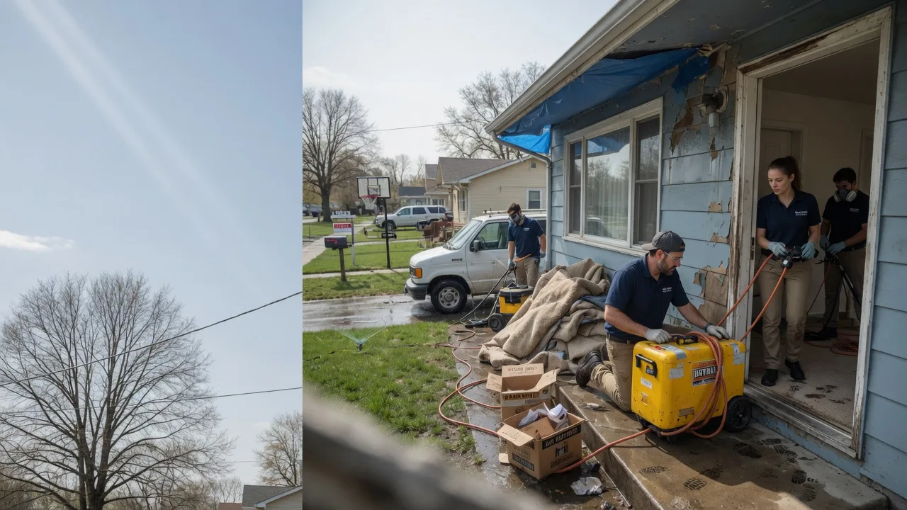 Basement Flood Cleanup in Creighton, PA near me